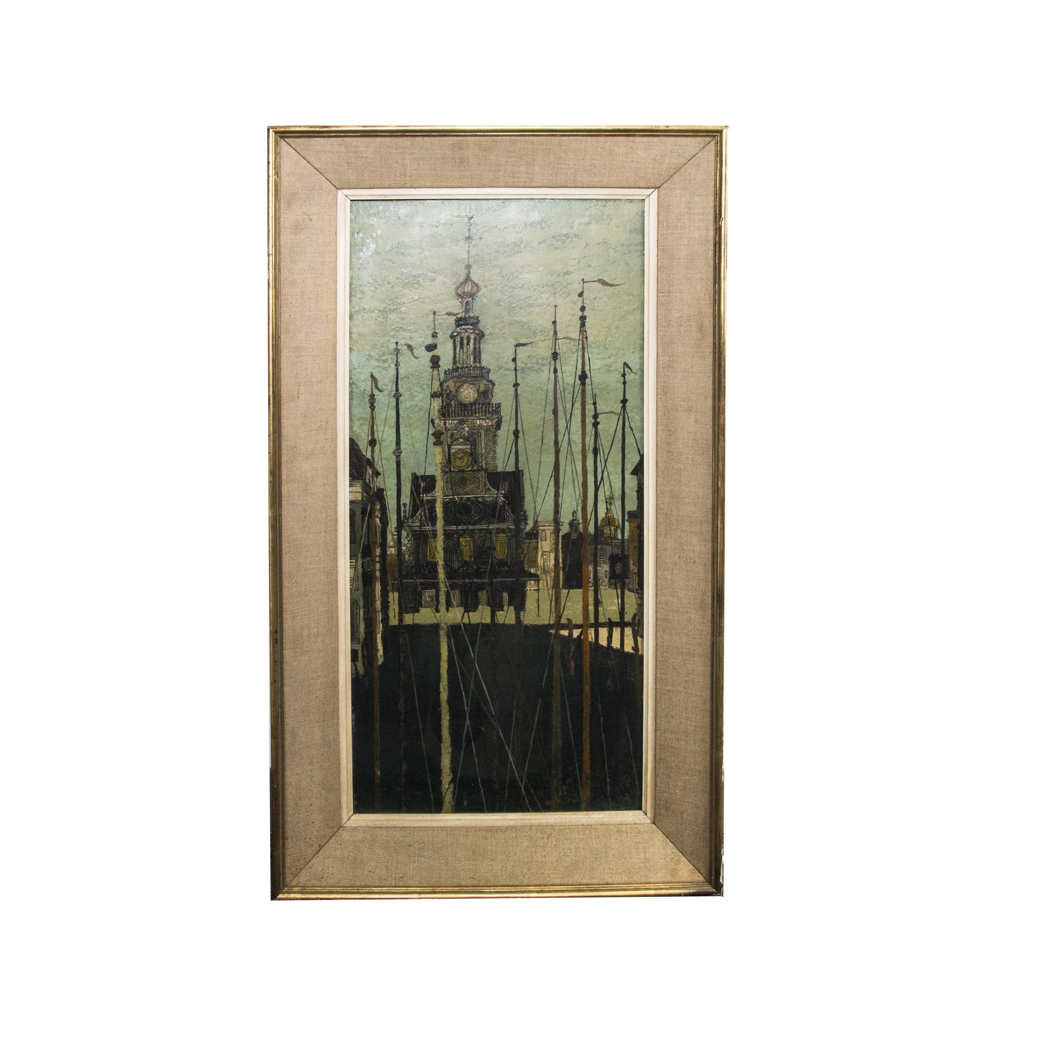 Acrylic Painting of Alkmaar by Hanna Weil