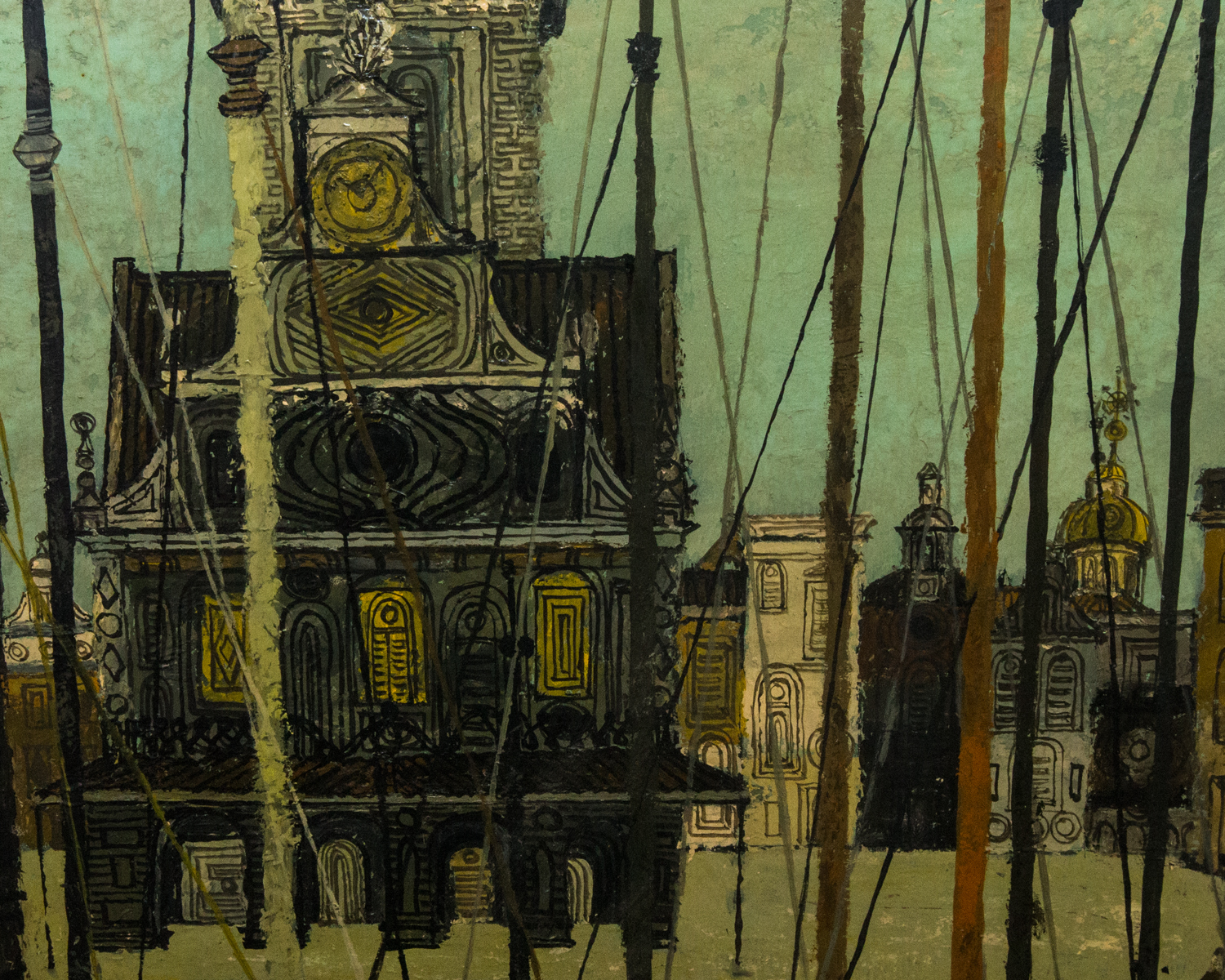 Acrylic Painting of Alkmaar by Hanna Weil