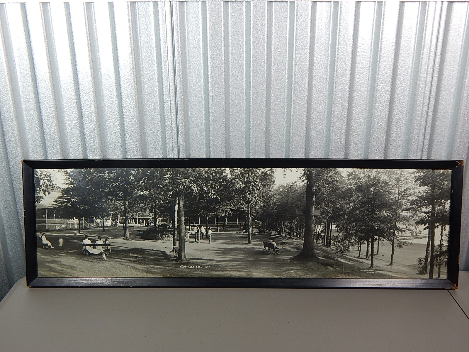 Framed Chippewa Lake Park Photograph