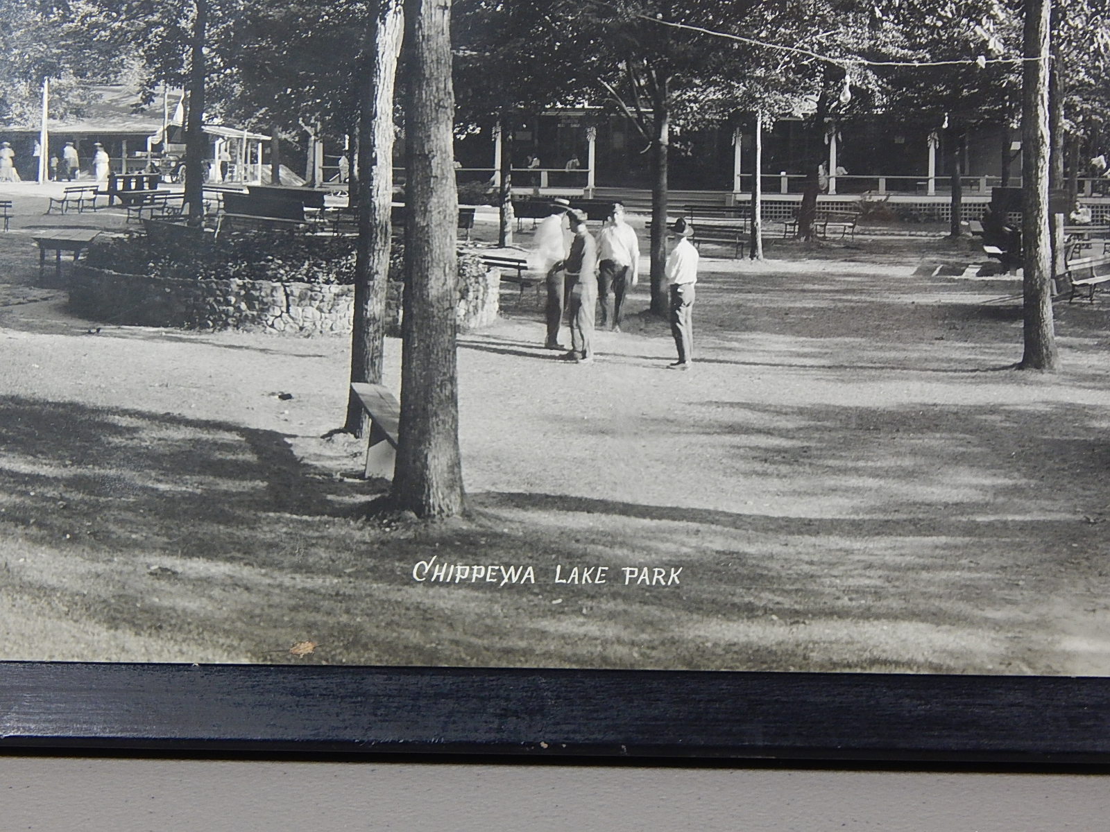Framed Chippewa Lake Park Photograph