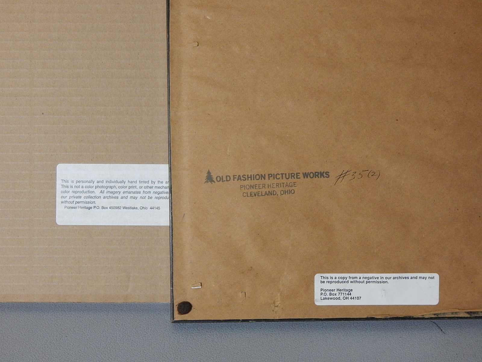 Two Framed Reproduction Art Prints