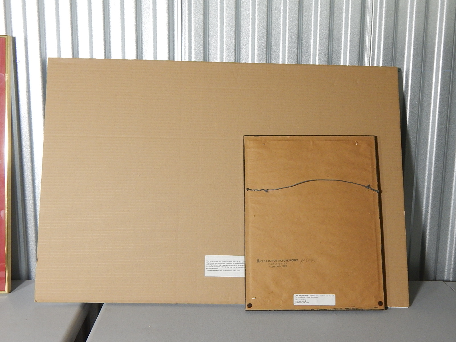 Two Framed Reproduction Art Prints