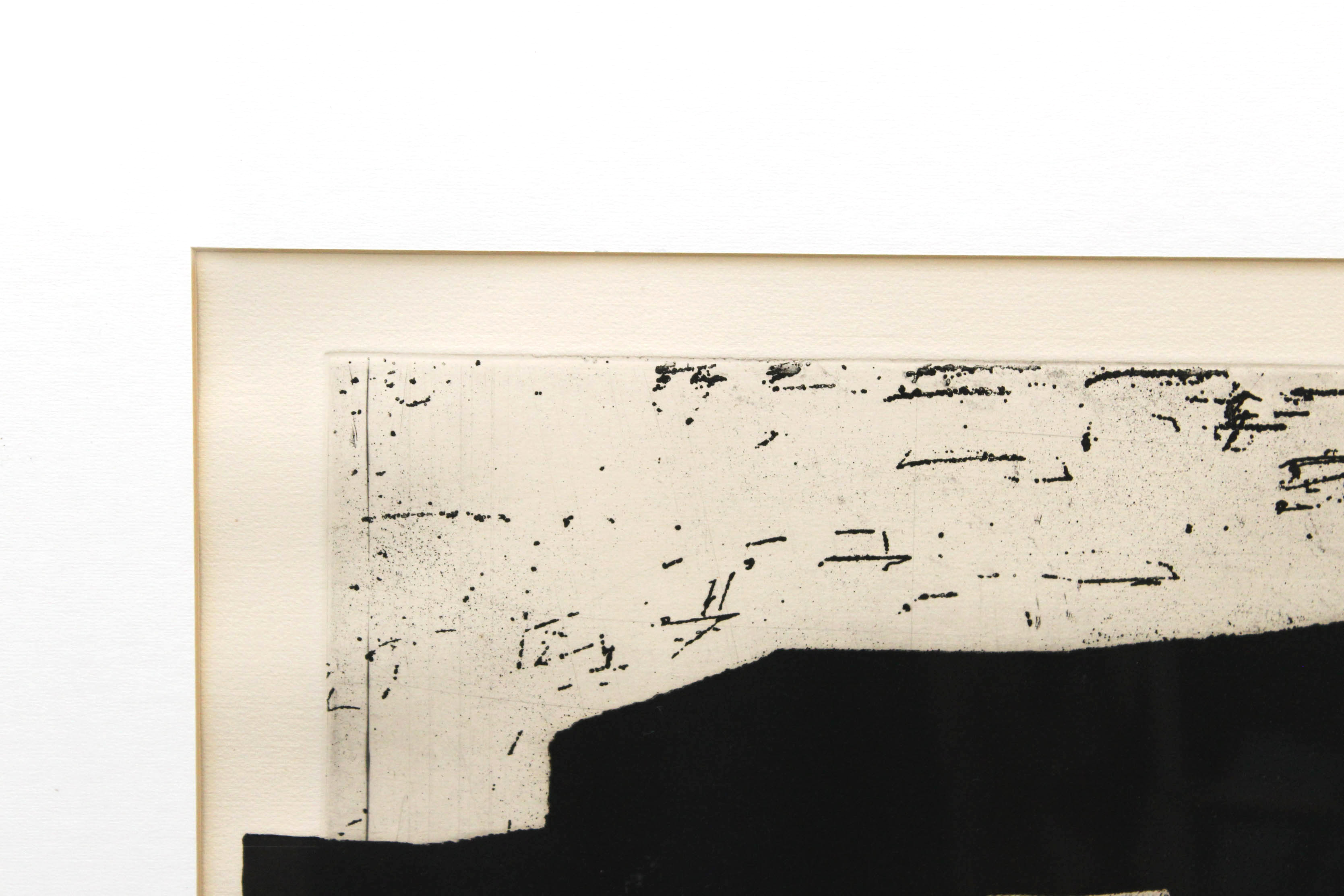 Eduardo Chillida "Aldikatu IV" Signed Limited Edition Aquatint Etching
