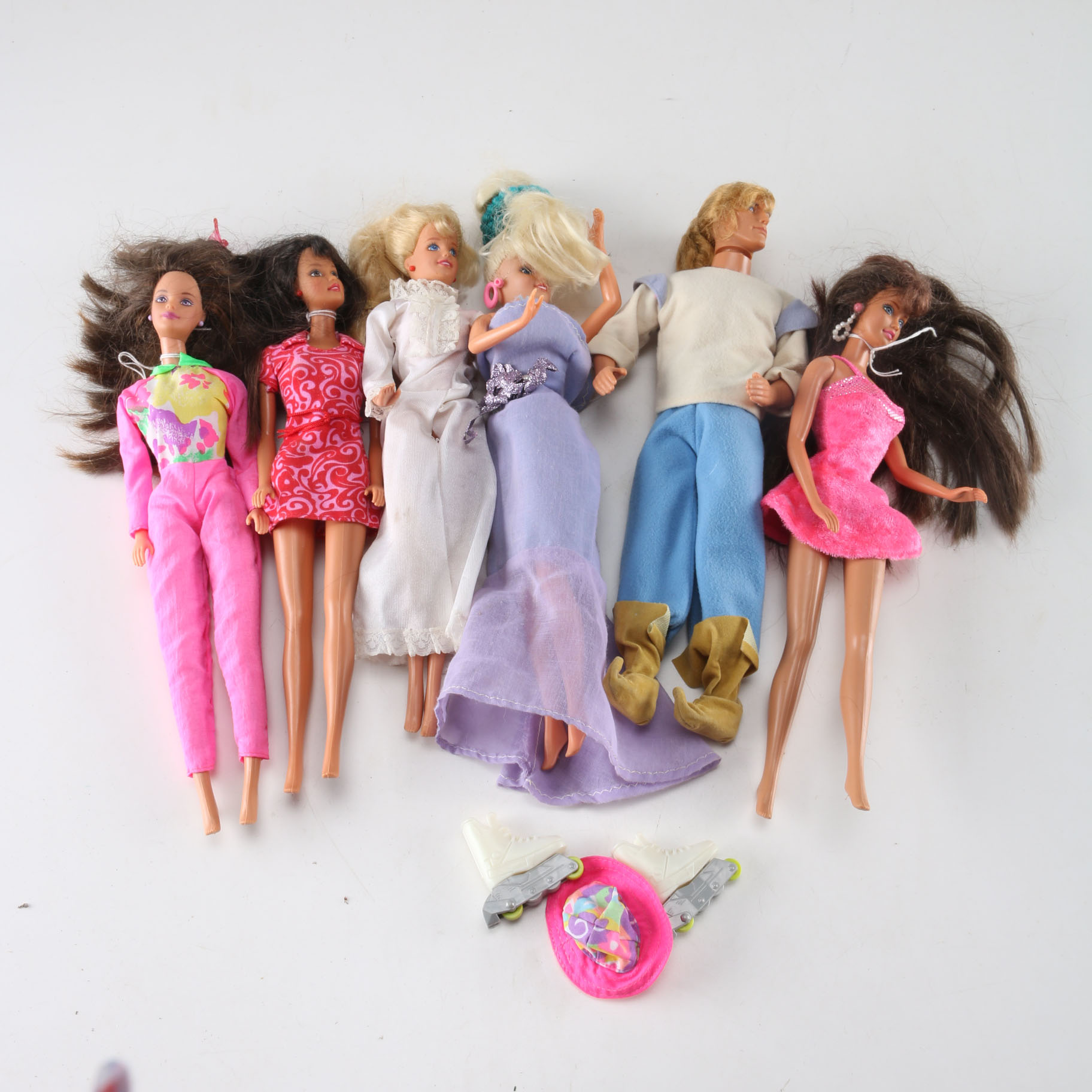 Collection of Assorted Mattel Dolls