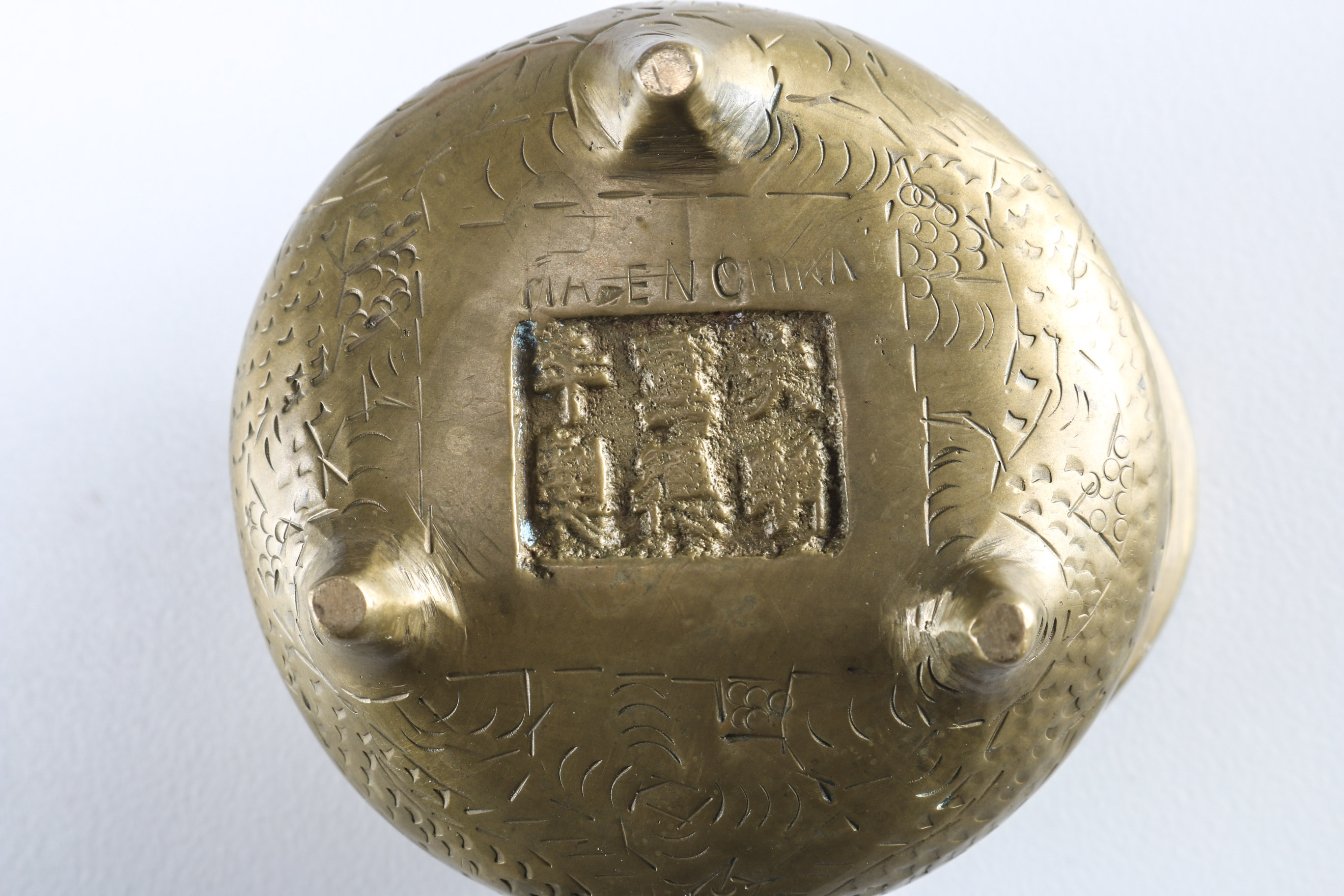 Assortment of Three Brass Decor Items