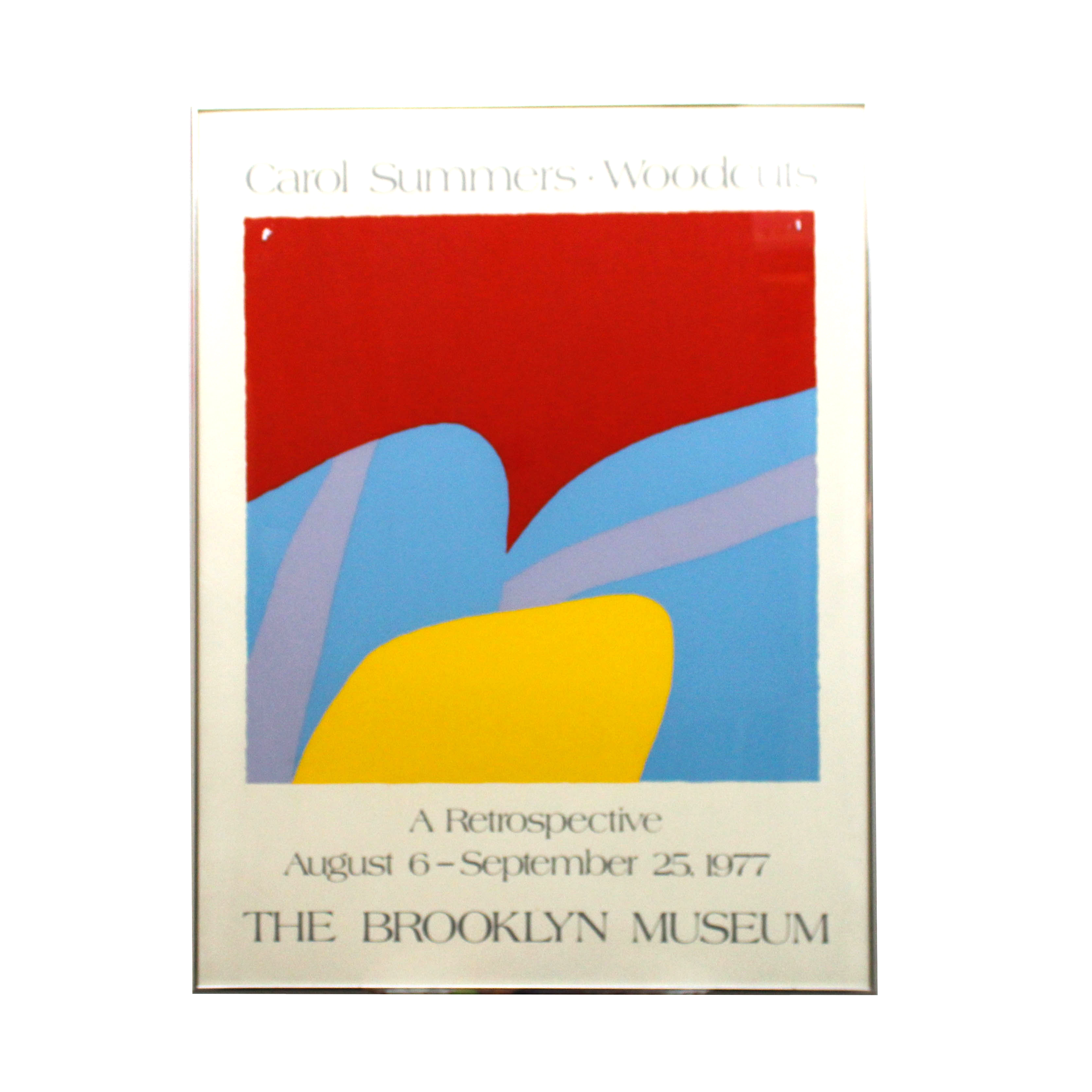 Carol Summers "California" Lithographic Exhibition Poster