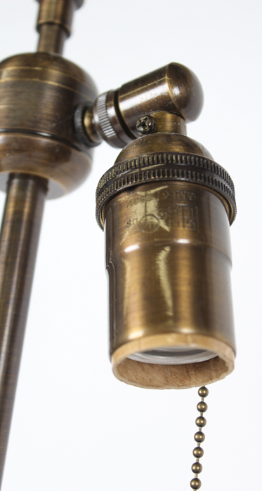 Pair of Vintage Wood and Acrylic Table Lamps