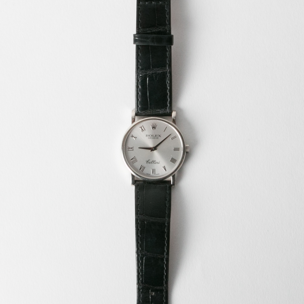 18K White Gold Rolex Cellini Watch