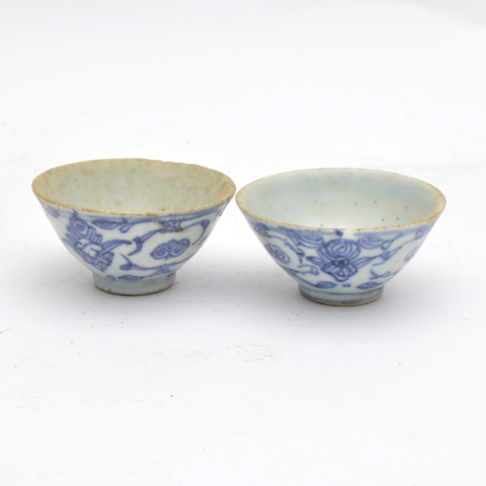 Collection of Vintage Asian Rice Bowls