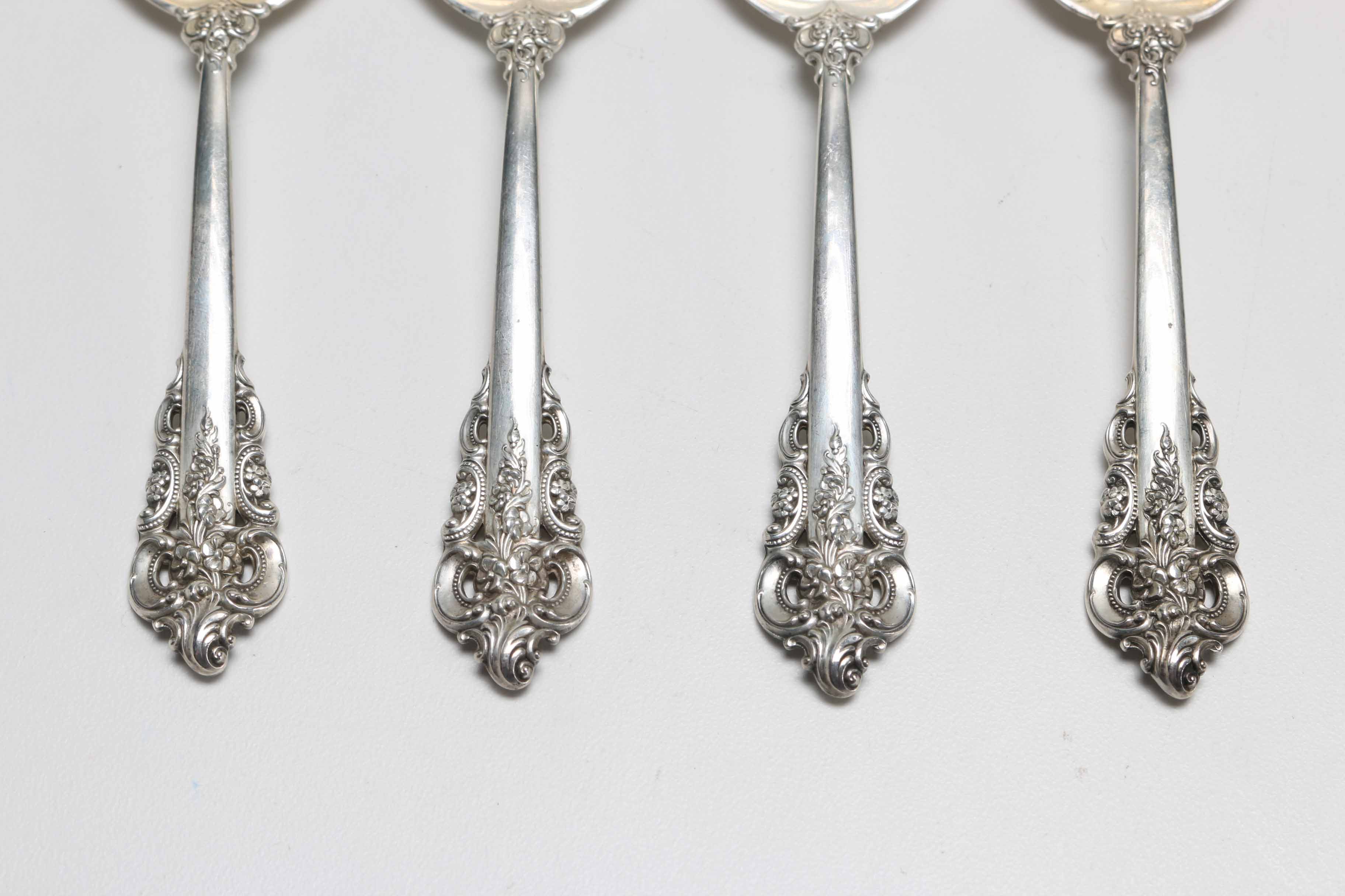 Wallace "Grand Baroque" Sterling Silver Flatware Set