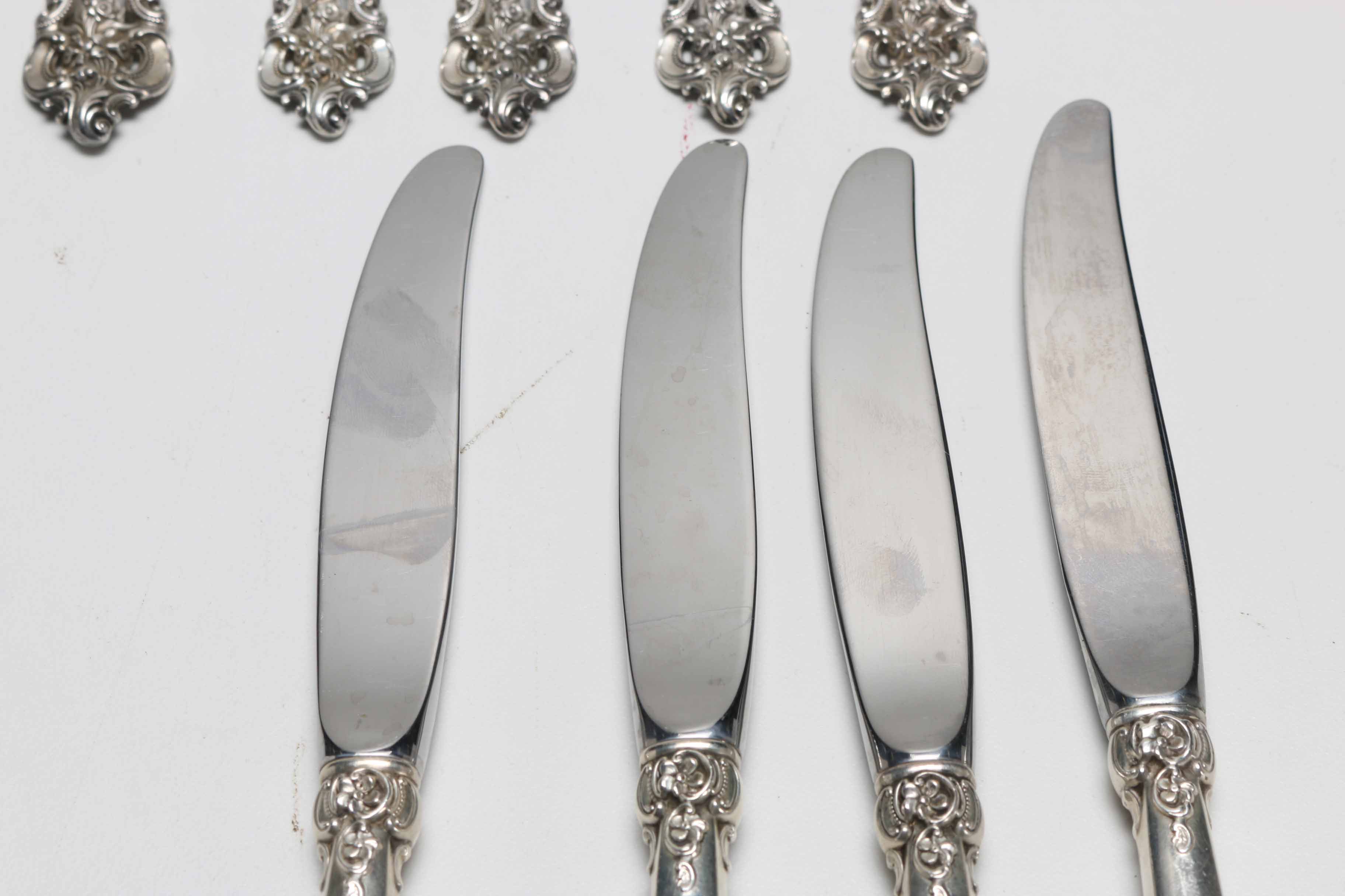 Wallace "Grand Baroque" Sterling Silver Flatware Set