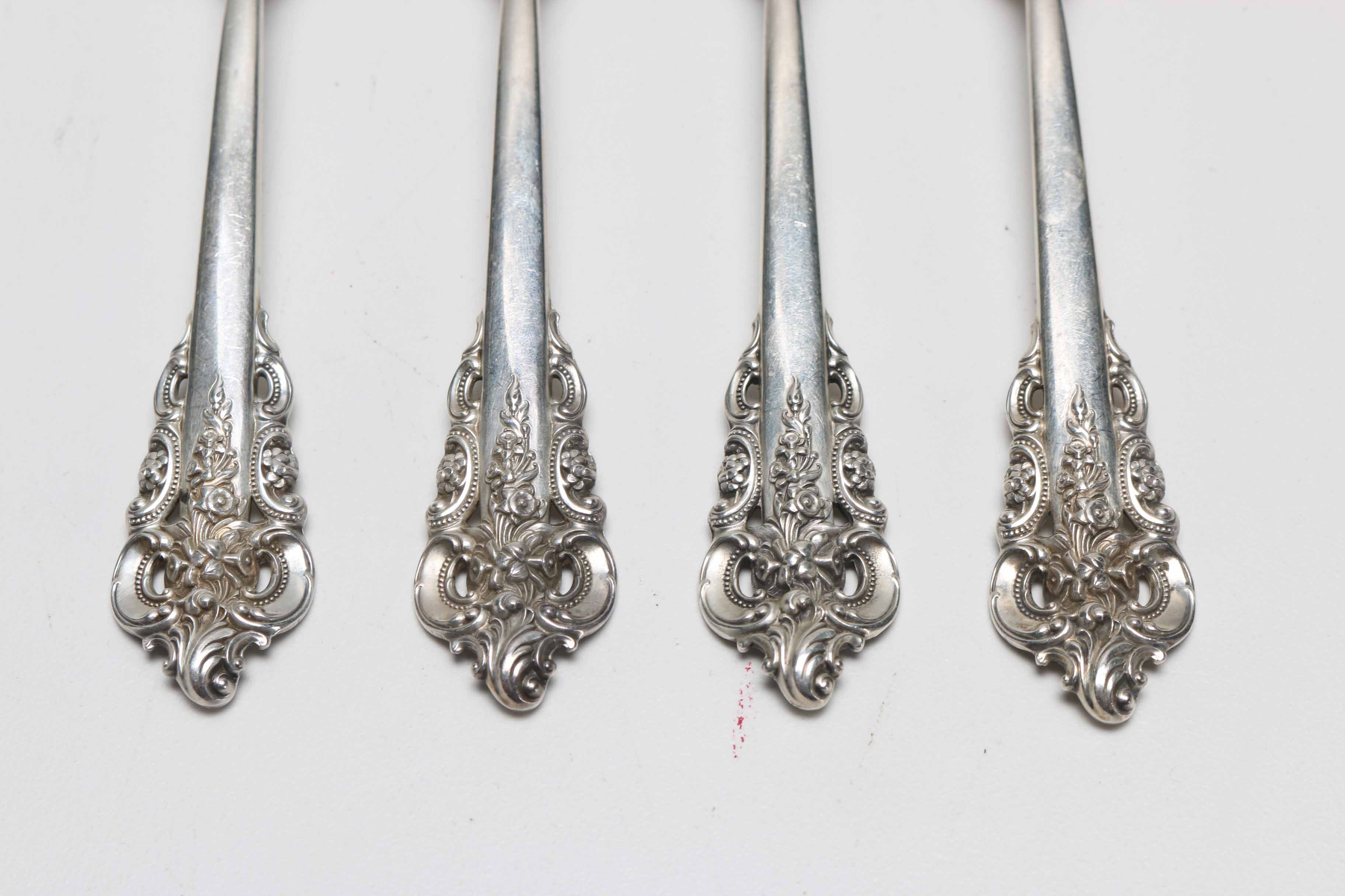 Wallace "Grand Baroque" Sterling Silver Flatware Set