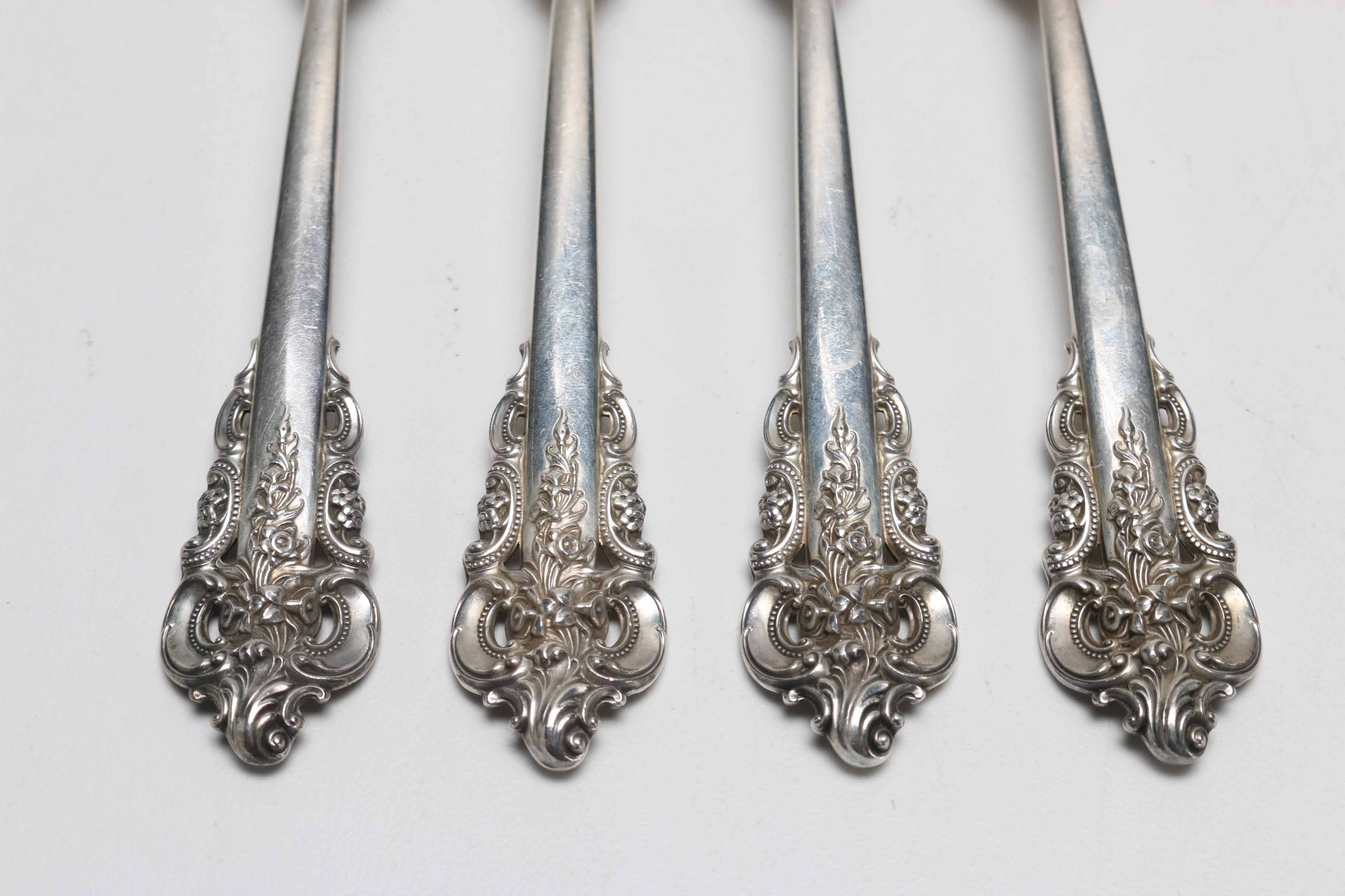 Wallace "Grand Baroque" Sterling Silver Flatware Set