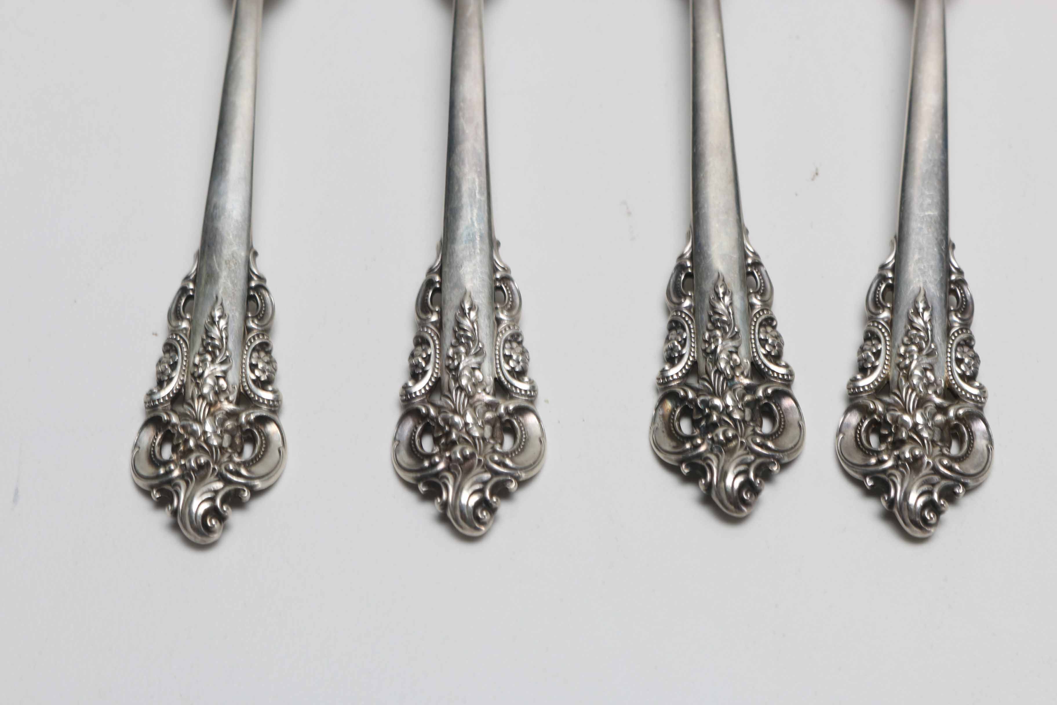 Wallace "Grand Baroque" Sterling Silver Flatware Set