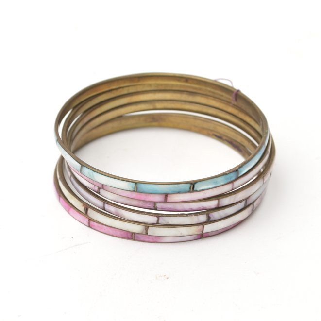 Collection of Bangle Bracelets