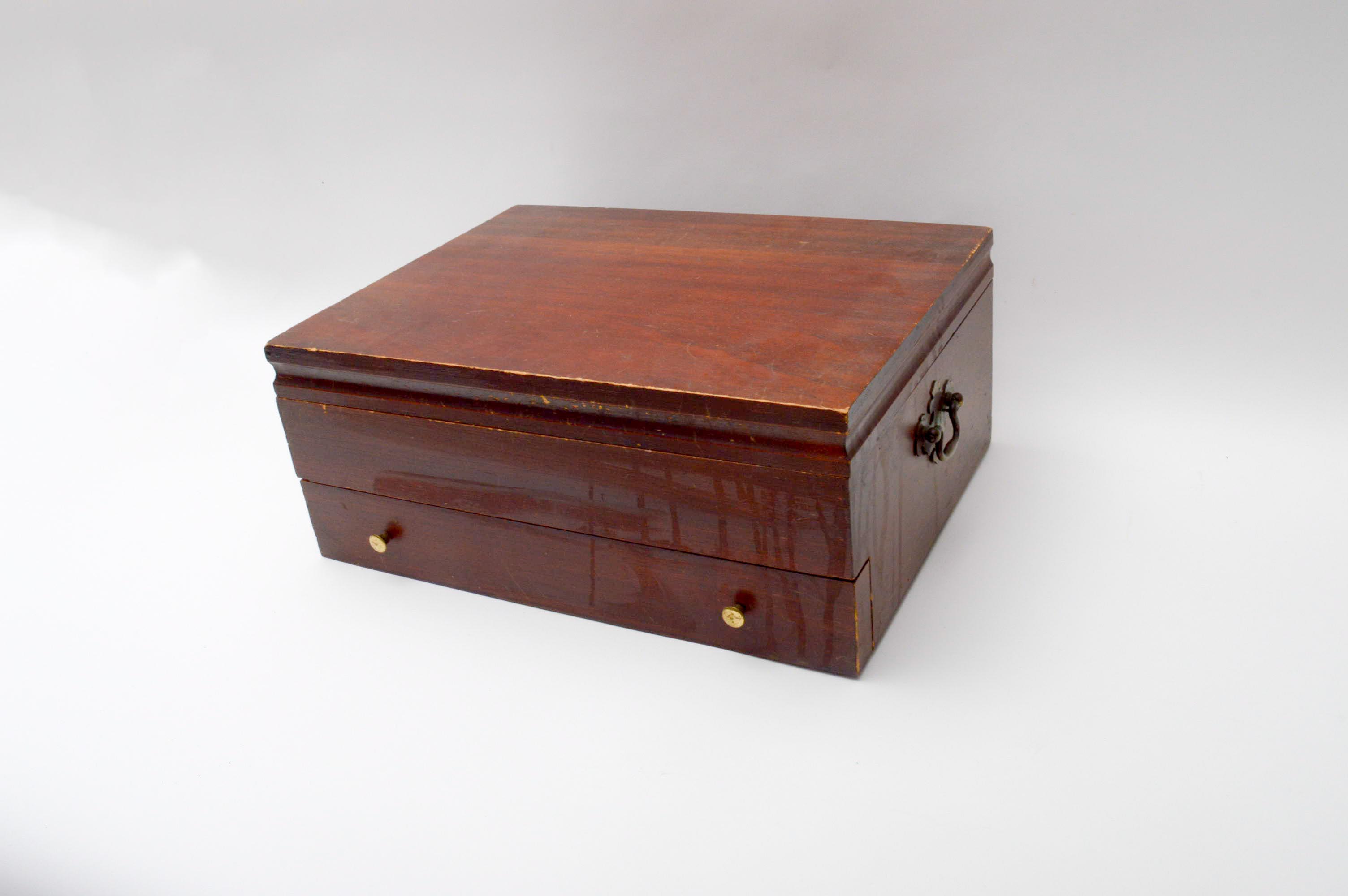 F. B. Rogers Gold Plate "Park Manor" Flatware with Case