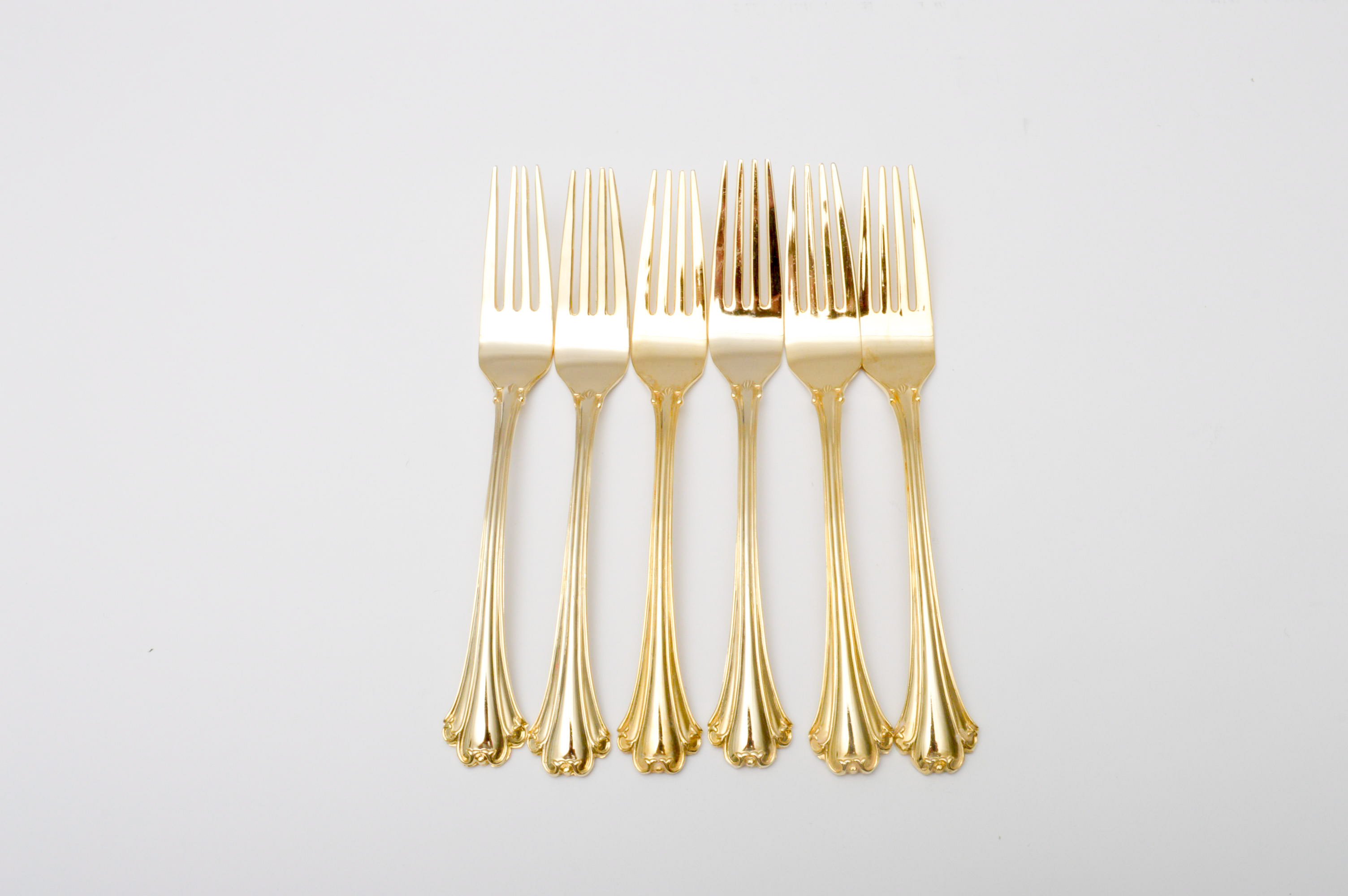 F. B. Rogers Gold Plate "Park Manor" Flatware with Case