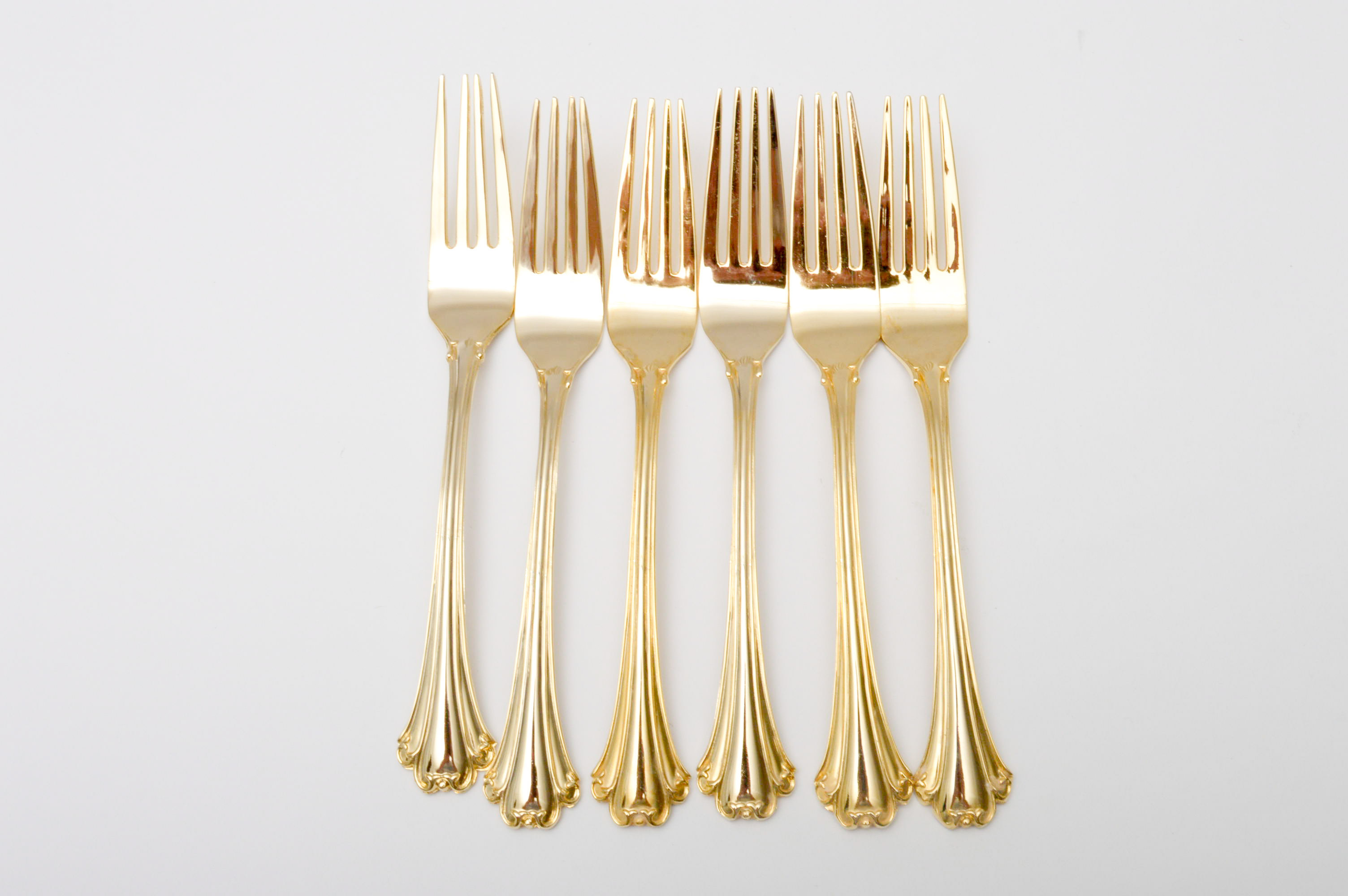 F. B. Rogers Gold Plate "Park Manor" Flatware with Case