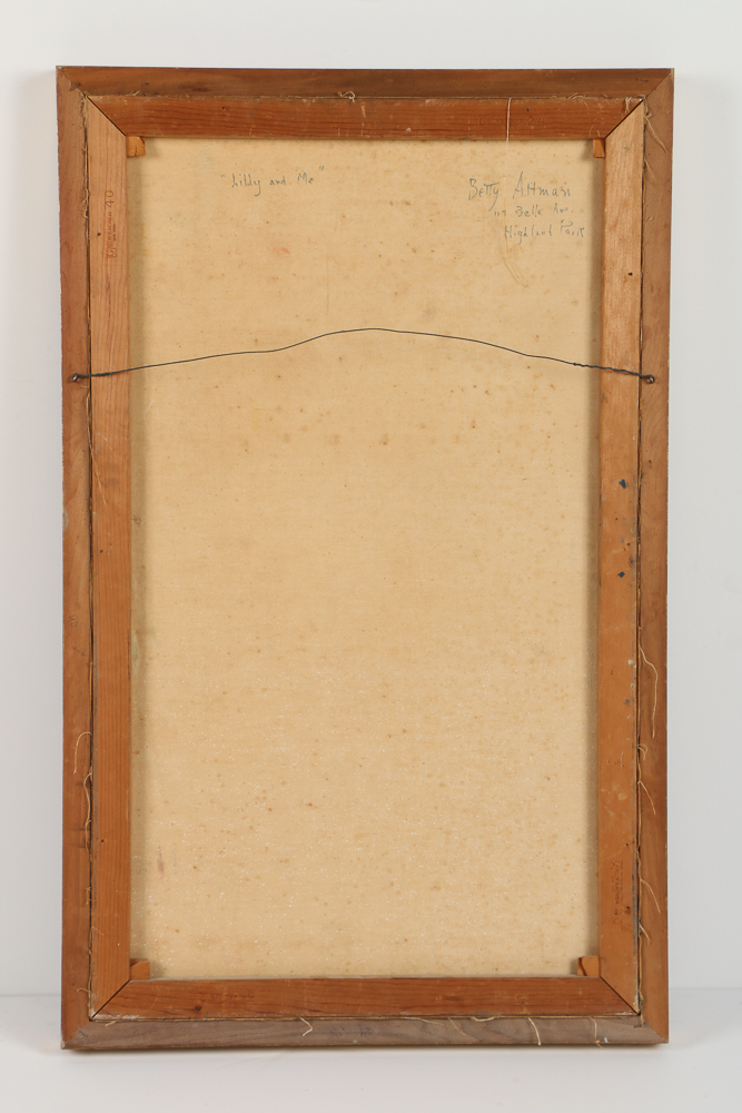 Betty Altman Oil Painting on Canvas Portrait "Lilly and Me"