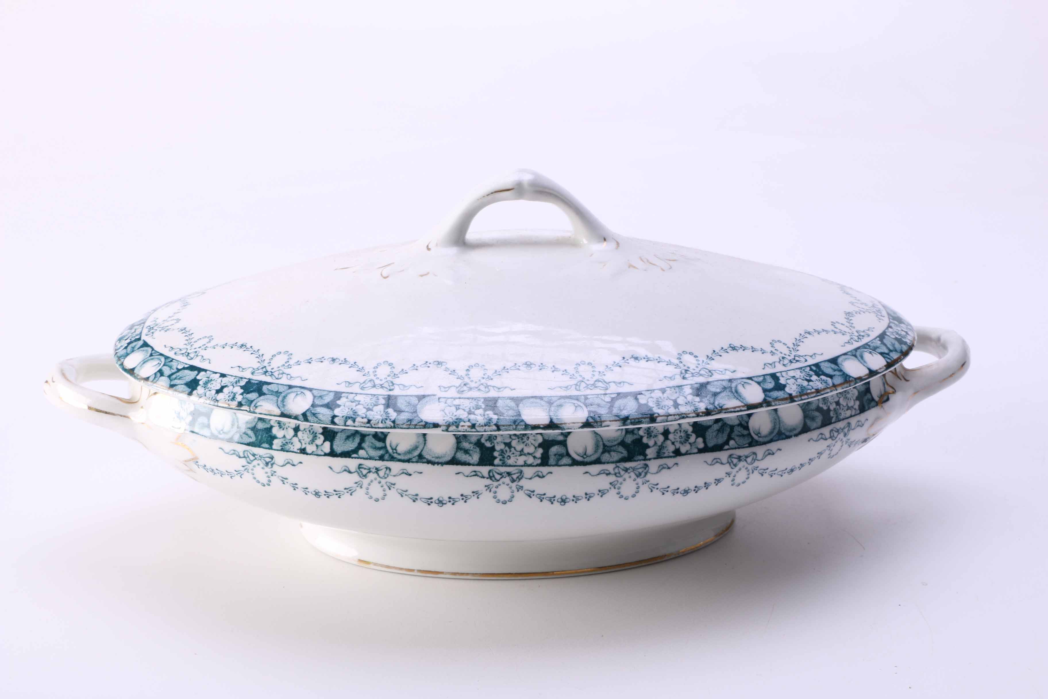 Vintage Hales, Hancock & Godwin "Dorset" Transferware Serving Pieces