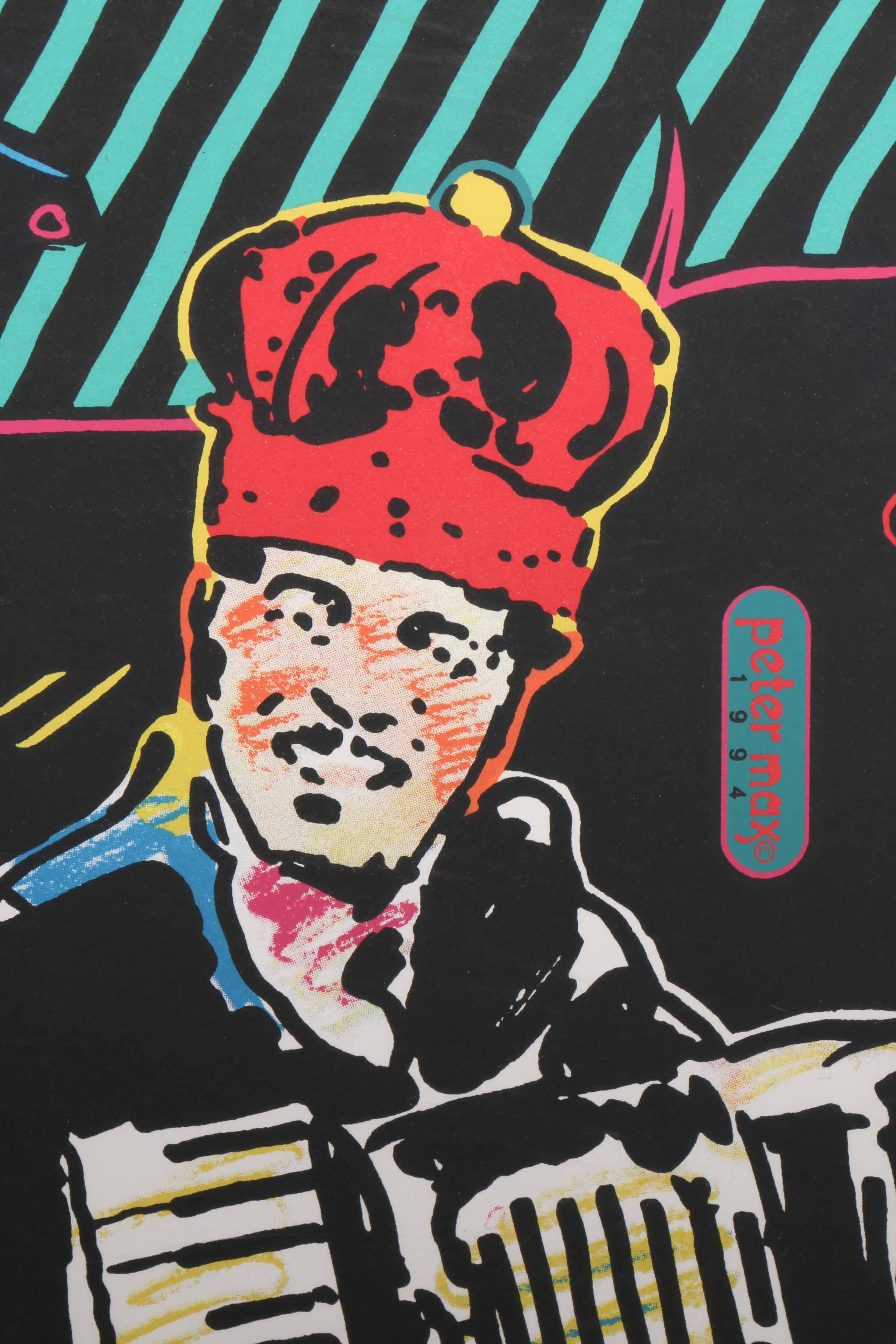 Limited Edition 1994 25th New Orleans Heritage Festival Poster by Peter Max