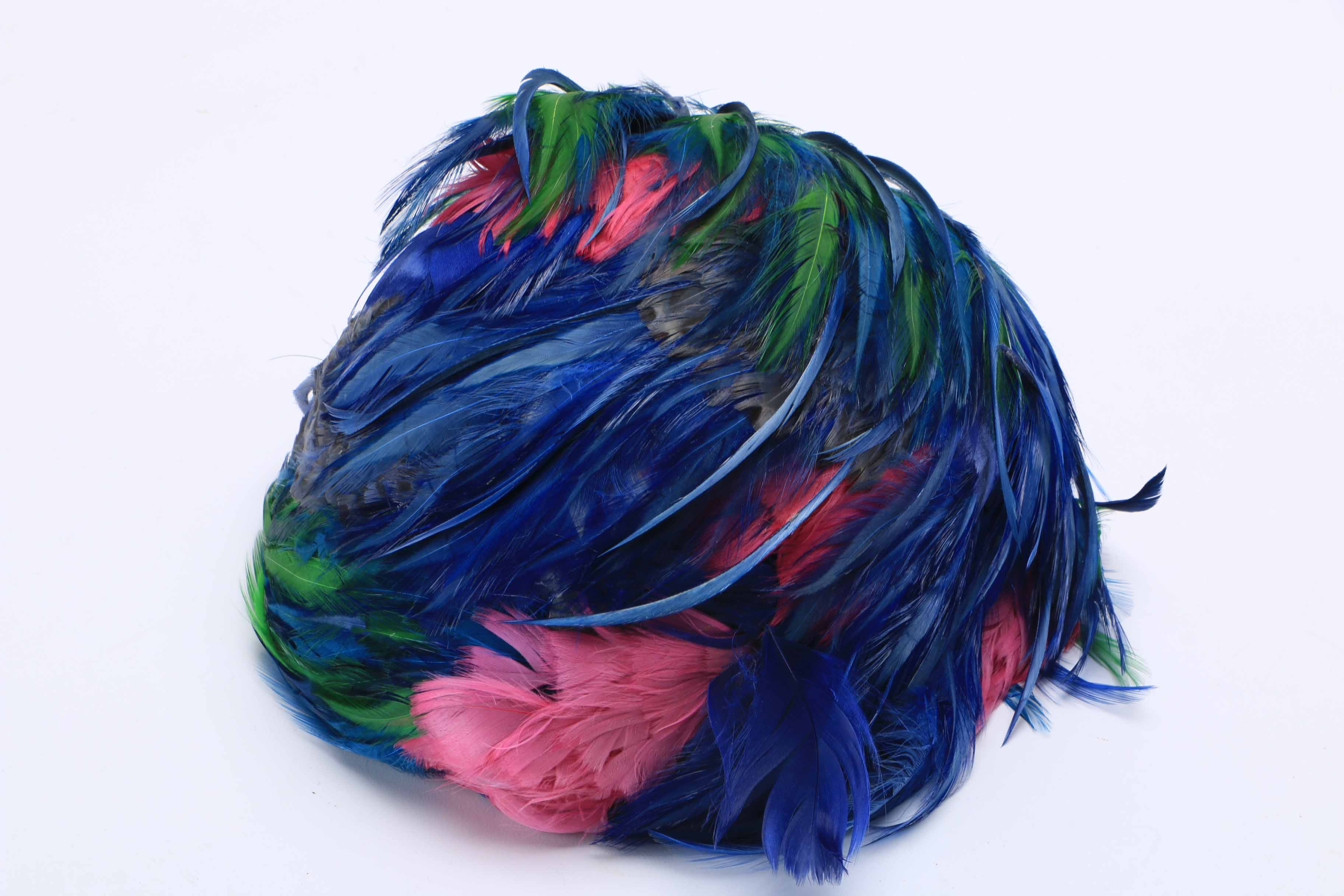 Vintage Christian Dior Feathered Hat
