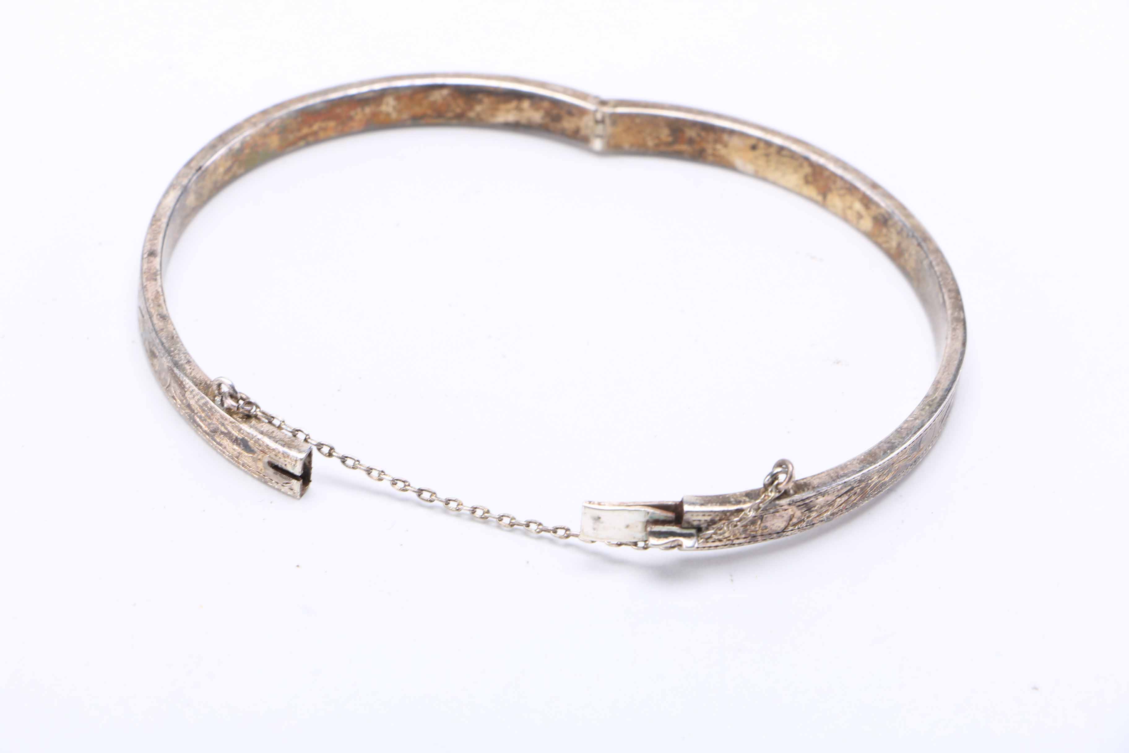 Sterling Silver Bracelet and Pin