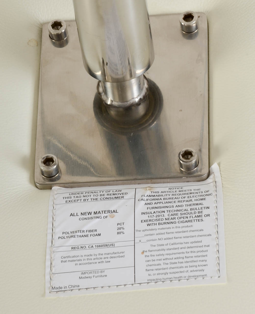 Pair of Modway Wing Lounge Chairs