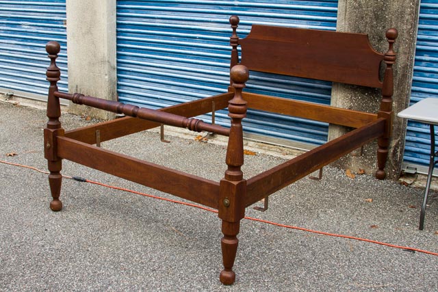 Handcrafted Mahogany Bed Frame by Suter's Furniture