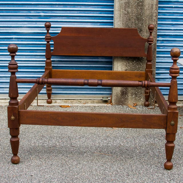 Handcrafted Mahogany Bed Frame by Suter's Furniture