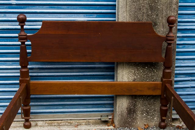 Handcrafted Mahogany Bed Frame by Suter's Furniture