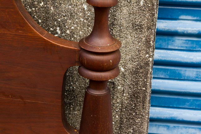 Handcrafted Mahogany Bed Frame by Suter's Furniture