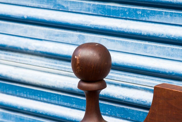 Handcrafted Mahogany Bed Frame by Suter's Furniture