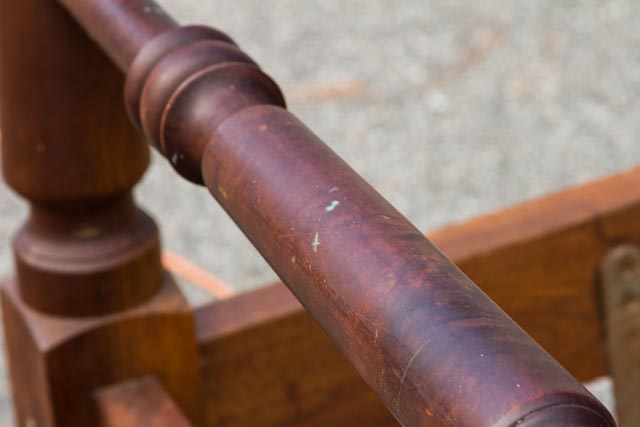 Handcrafted Mahogany Bed Frame by Suter's Furniture