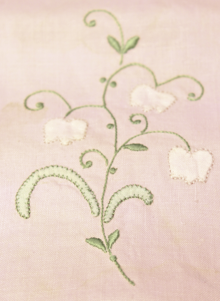 Vintage Lace Tablecloth and Embroidered Tea Towel Set