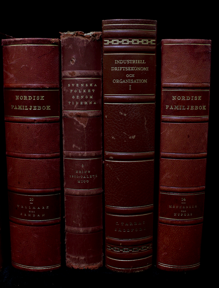 Vintage Leather Bound Book Collection