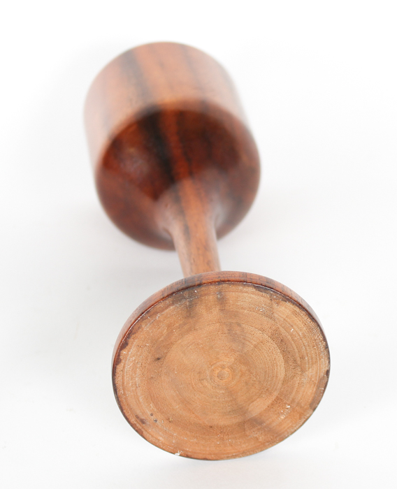 Vintage Wooden Wine Goblets