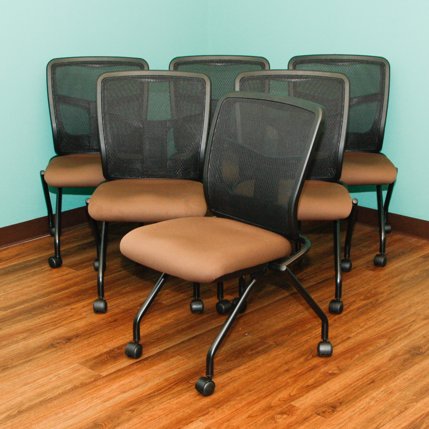 Office Master Smart Seating Nesting Chairs, Lot of Six #1