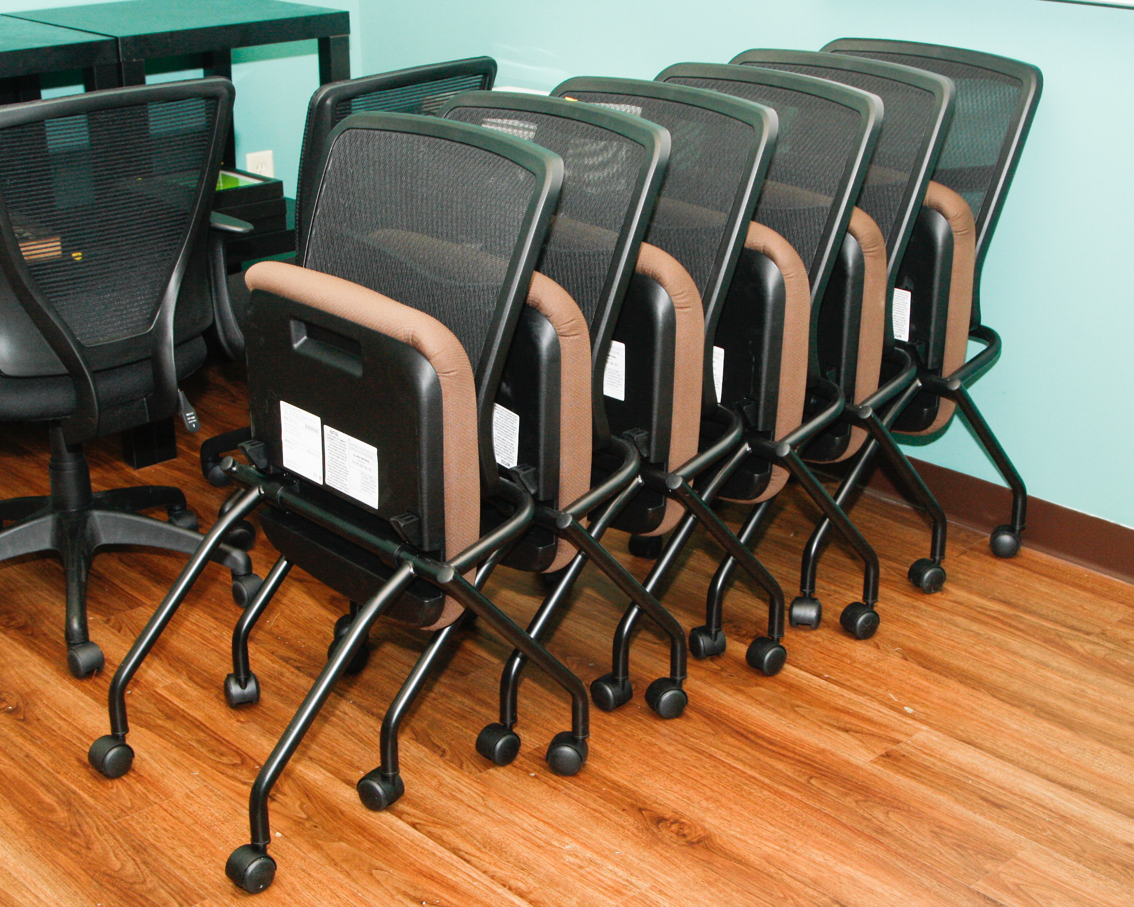 Office Master Smart Seating Nesting Chairs, Lot of Six #1