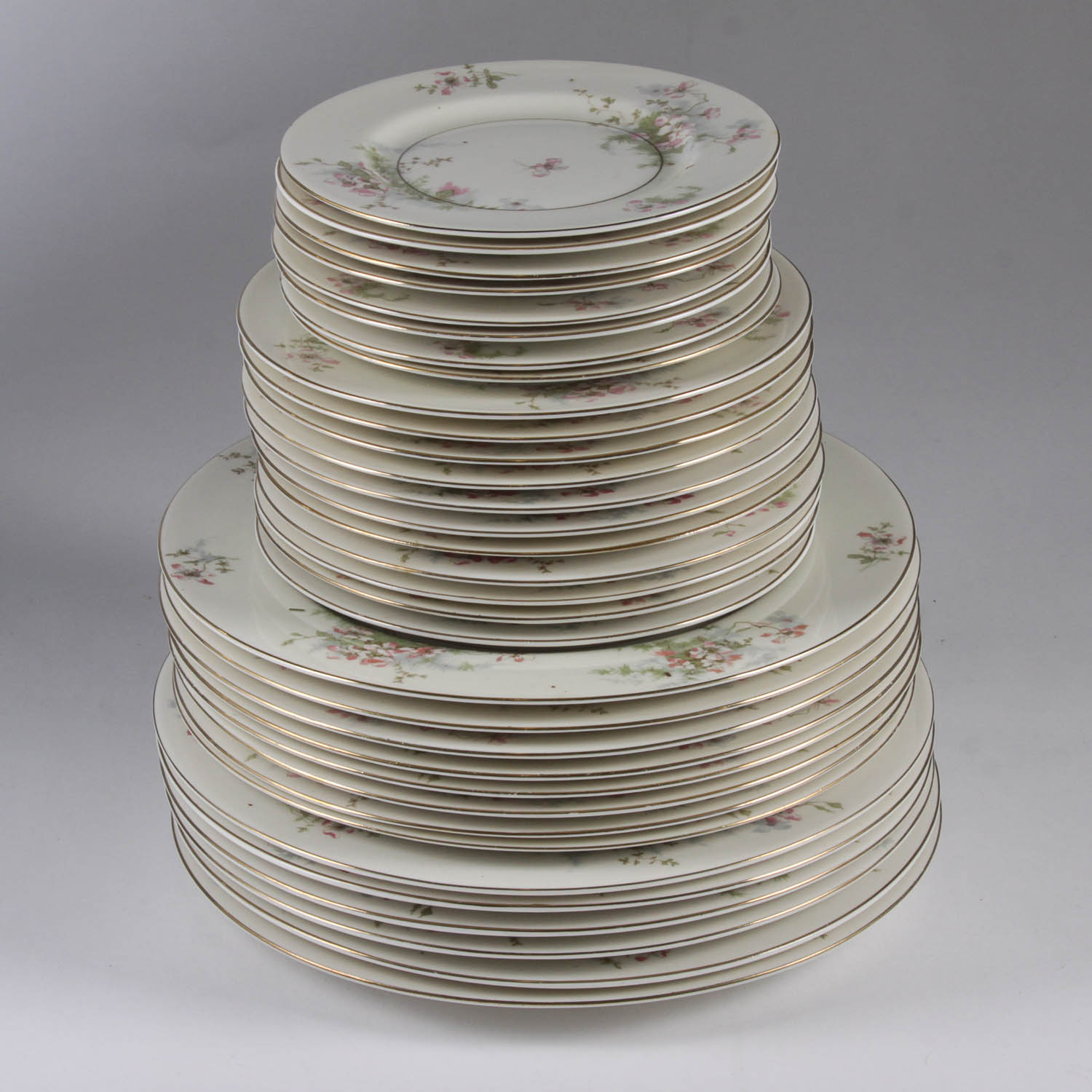 Set of Haviland China in "Apple Blossom" Pattern