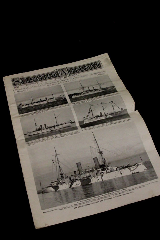 Antique Scientific American and Postcards