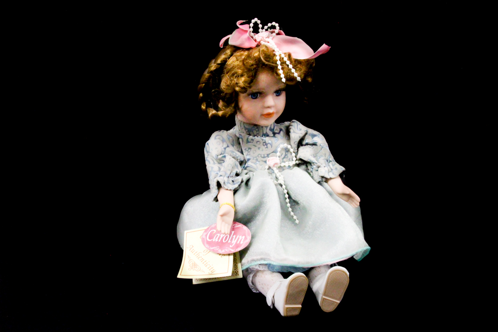 Collectors Choice "Carolyn" Porcelain Musical Doll
