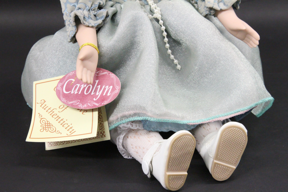 Collectors Choice "Carolyn" Porcelain Musical Doll