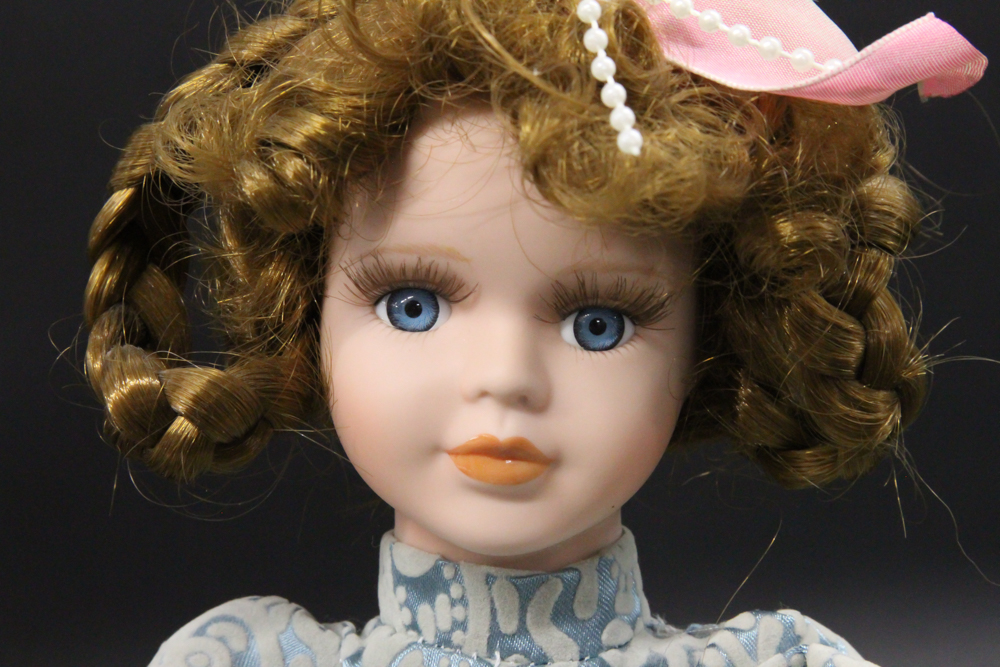 Collectors Choice "Carolyn" Porcelain Musical Doll
