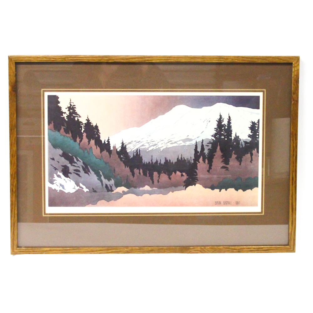 Byron Birdsall Limited Edition Landscape Lithograph