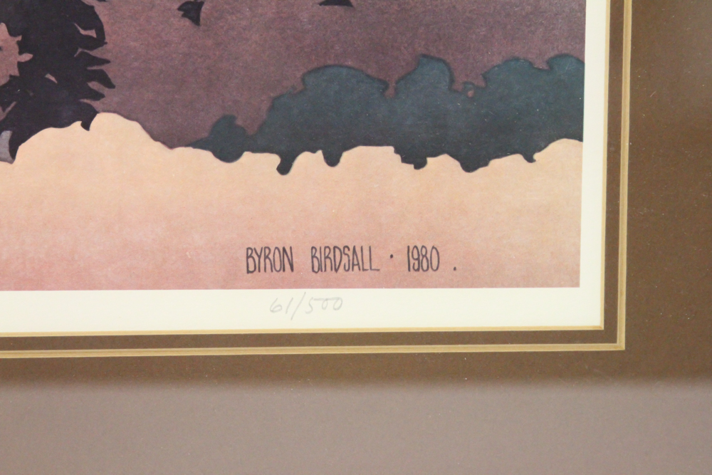 Byron Birdsall Limited Edition Landscape Lithograph