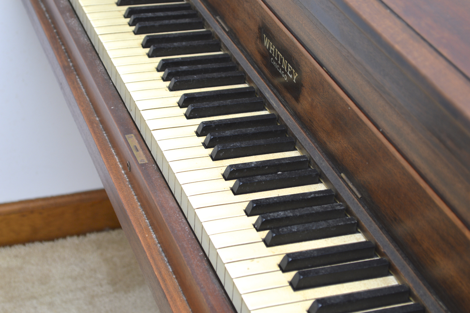 Whitney Baby Grand Piano and Bench