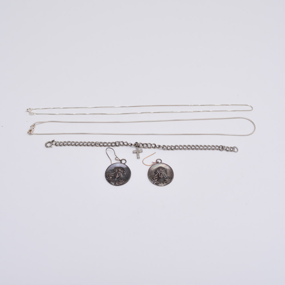 Collection of Sterling Jewelry
