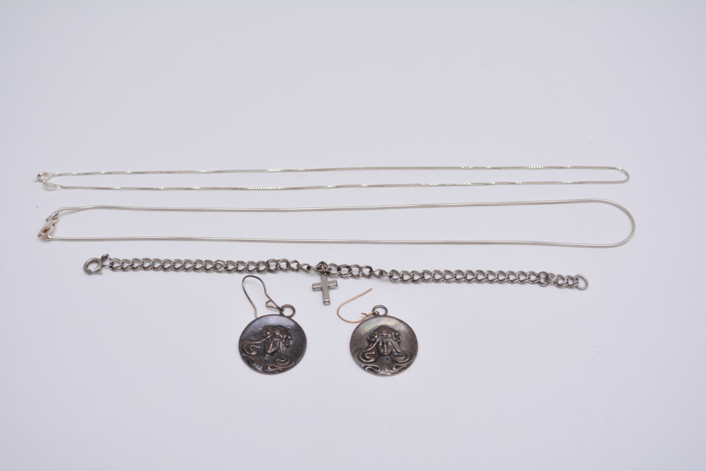 Collection of Sterling Jewelry
