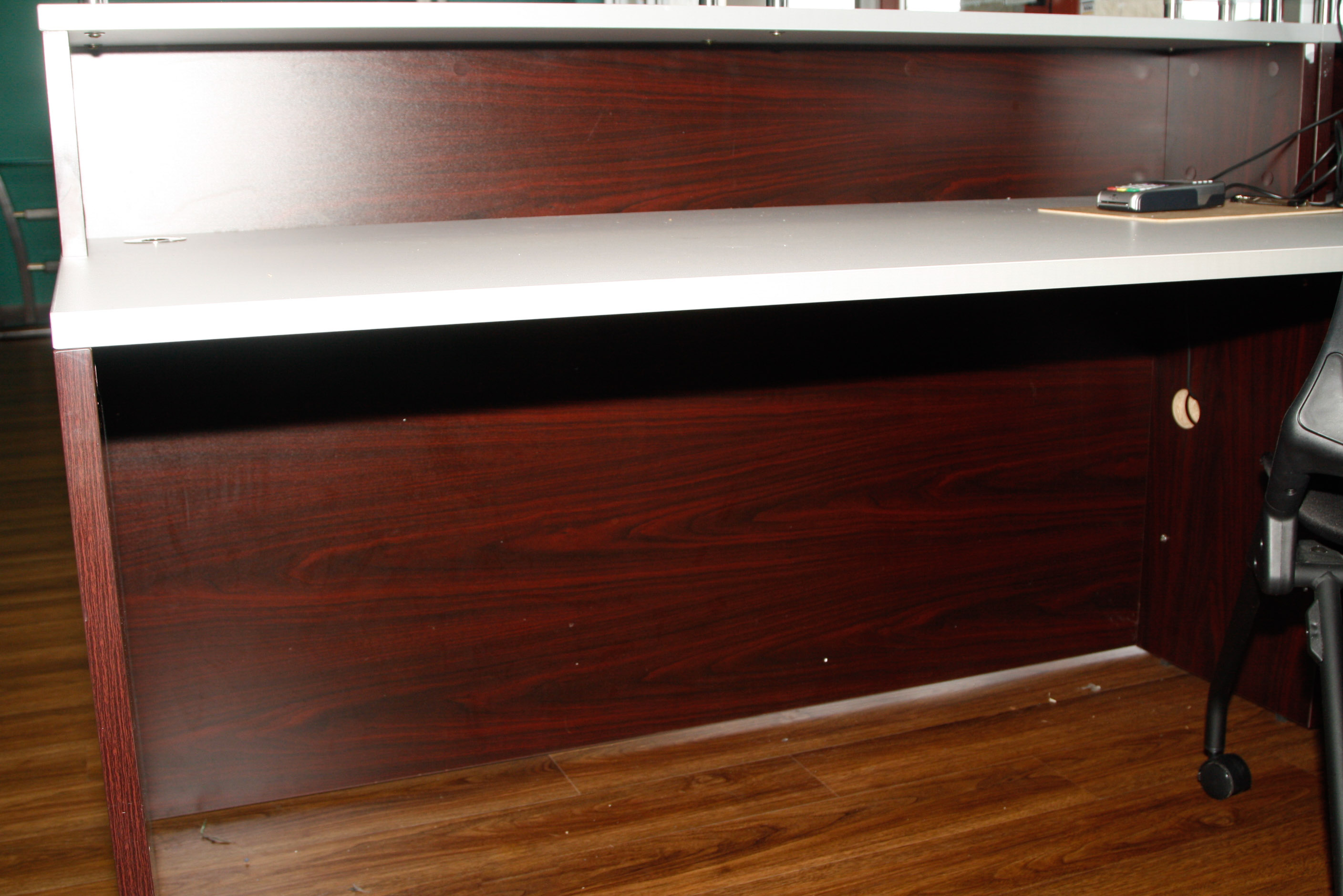 NBF Signature Series Esquire L-Shaped Reception Desk